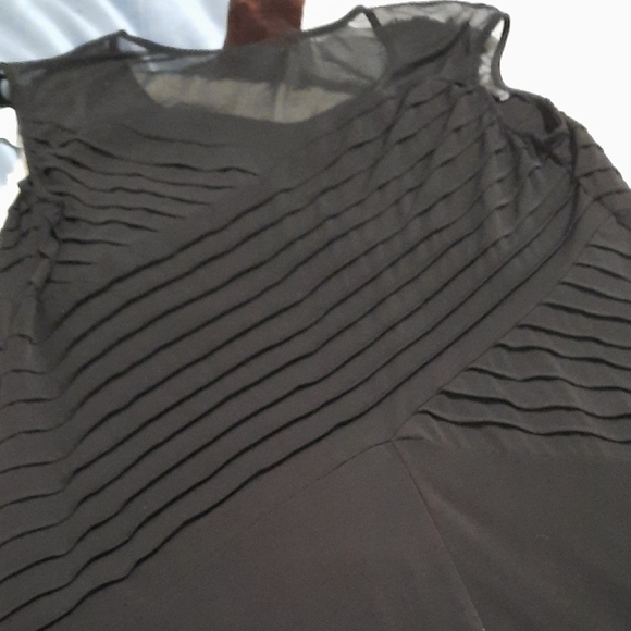 Cardalite Women's Black Sleeveless V-Neck Maxi Gown - Picture 9 of 9